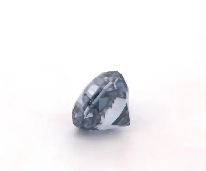 Blue Diamond - 0.35ct Natural Loose Fancy Gray Blue Deep Color GIA Radiant SI2 - Image 3