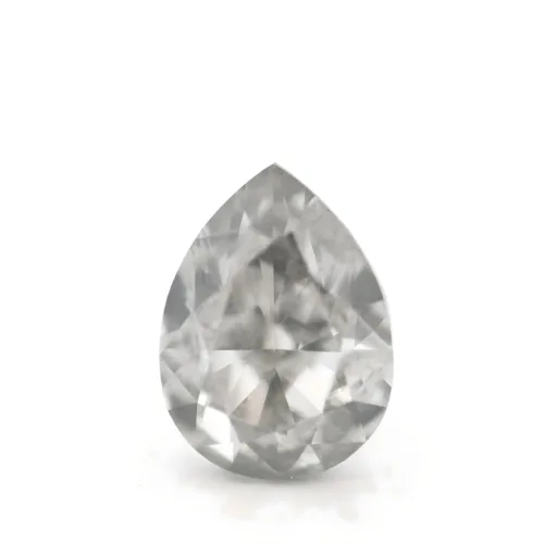 1.02ct fancy gray diamond pear shape