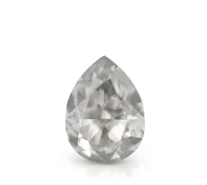 1.02ct fancy gray diamond pear shape