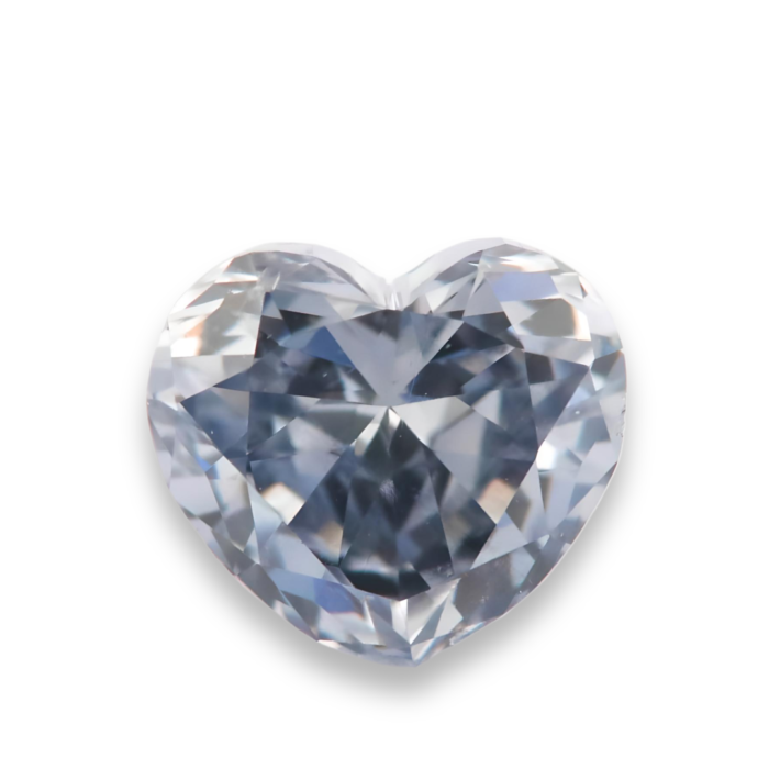 Heart fancy blue diamond