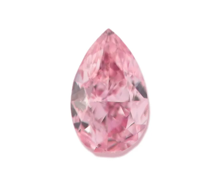 fancy intense purple pink diamond pear shape