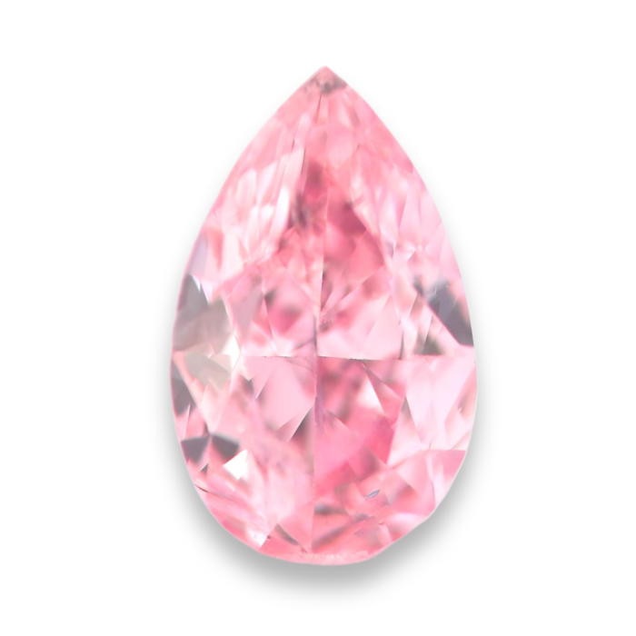 fancy intense purple pink diamond pear shape