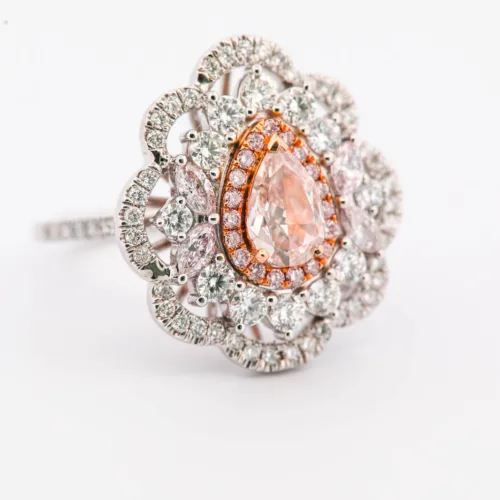 pink diamond ring