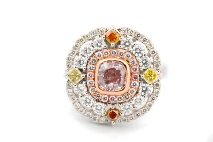 pink diamond ring