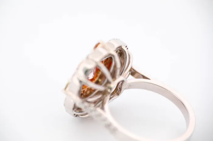 Fine 3.44ct Natural Fancy Pink Cushion Diamond Engagement Ring 18K Gold AIG SI2 - Image 5