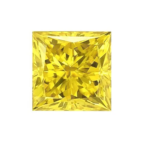 princess ct yellow diamond