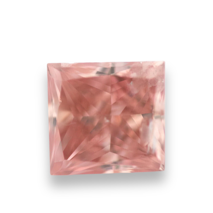 Fancy intense pink diamond princess