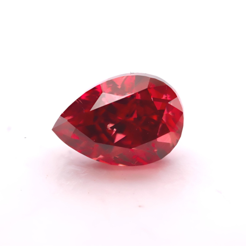 0.09 carat Carat Pear Modified Brilliant GIA Certified Diamond