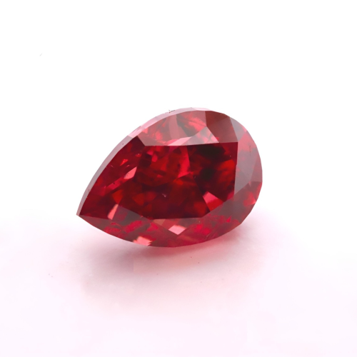 0.09 carat Carat Pear Modified Brilliant GIA Certified Diamond