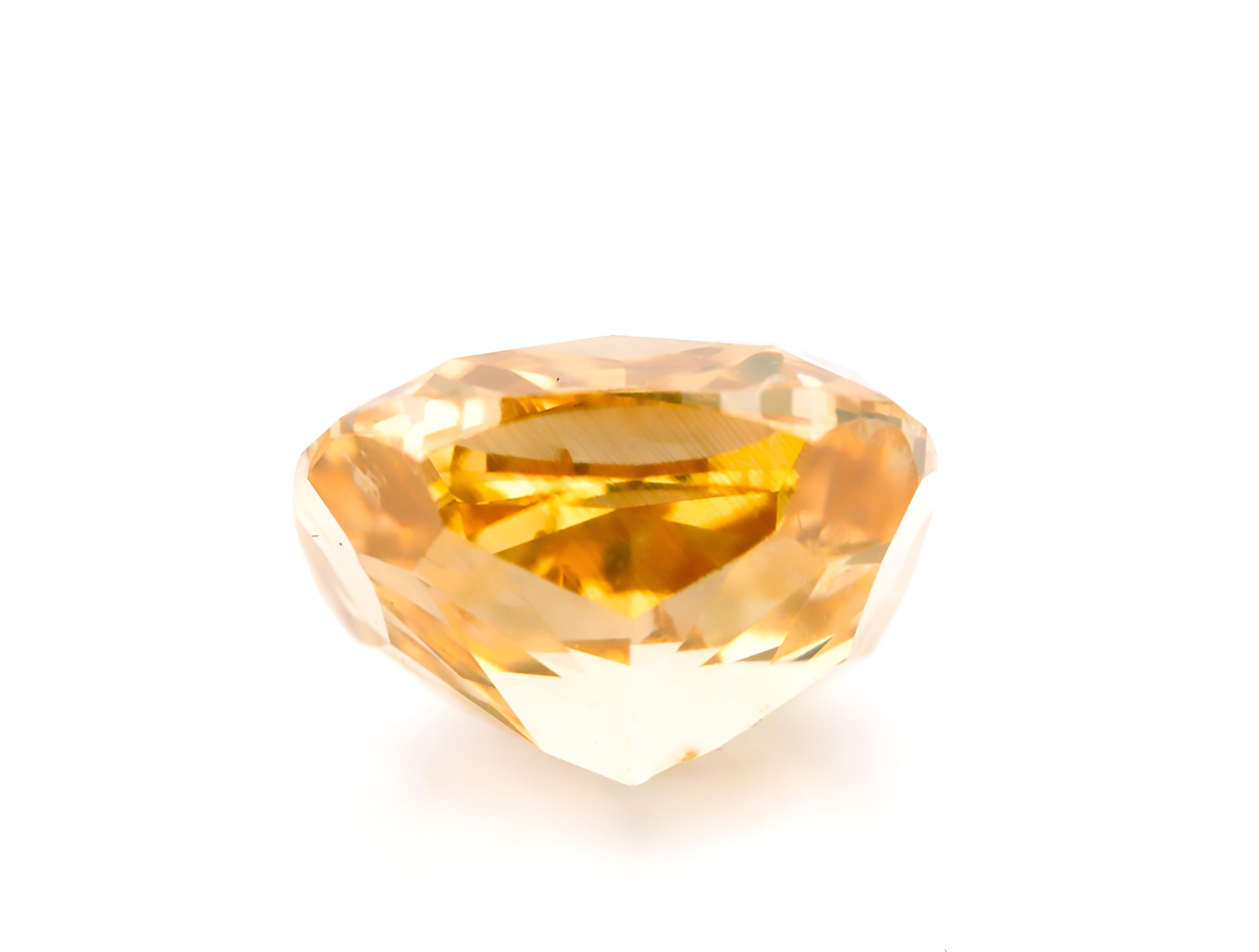 GIA 1.75ct Fancy Deep Brownish Yellow Cushion Modified Brilliant Diamond (SI2) Gold Color - Image 2