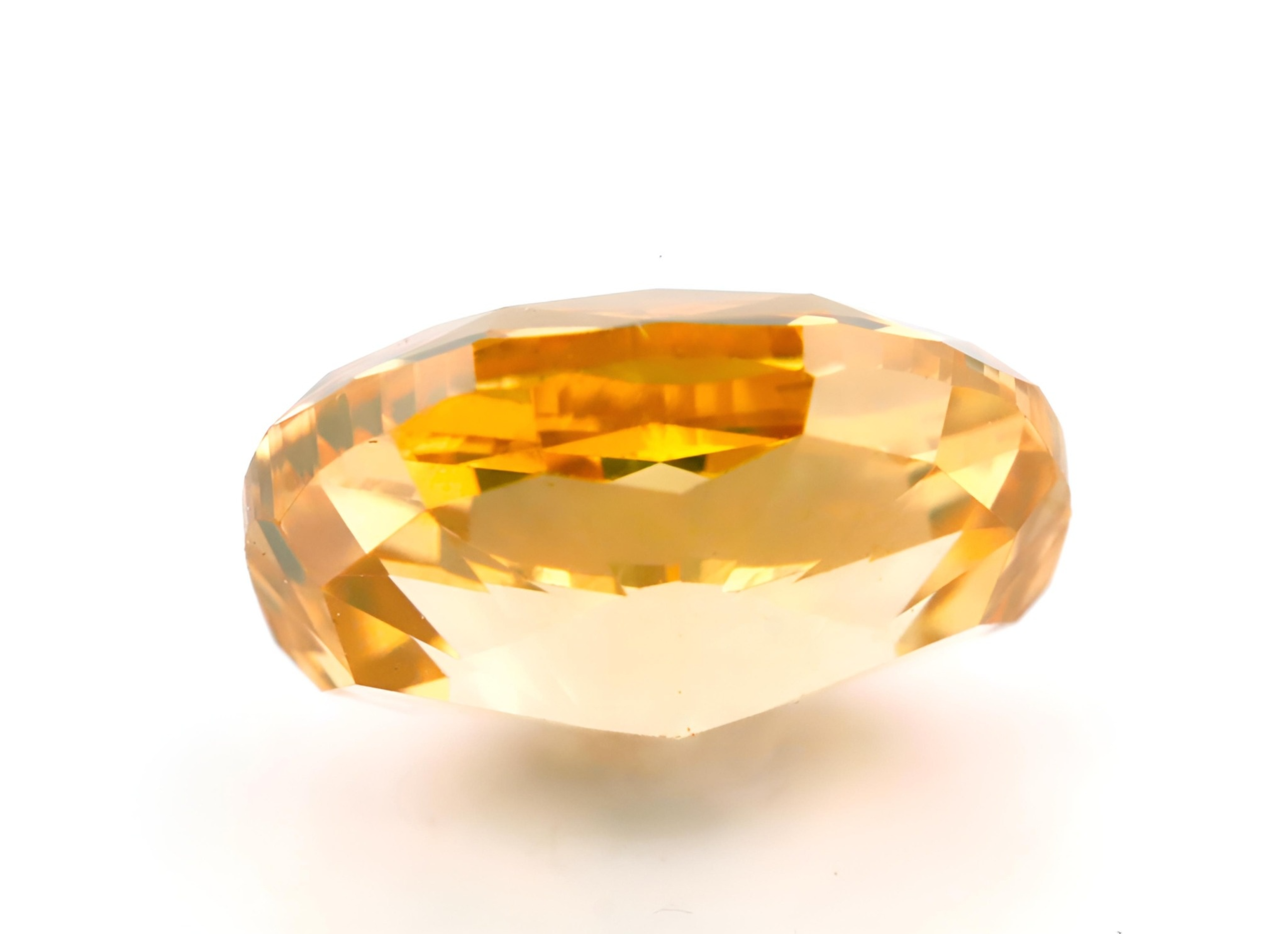 Natural GIA 1.33ct Fancy Deep Orangy Yellow Oval Modified Brilliant Diamond VS1 - Image 4