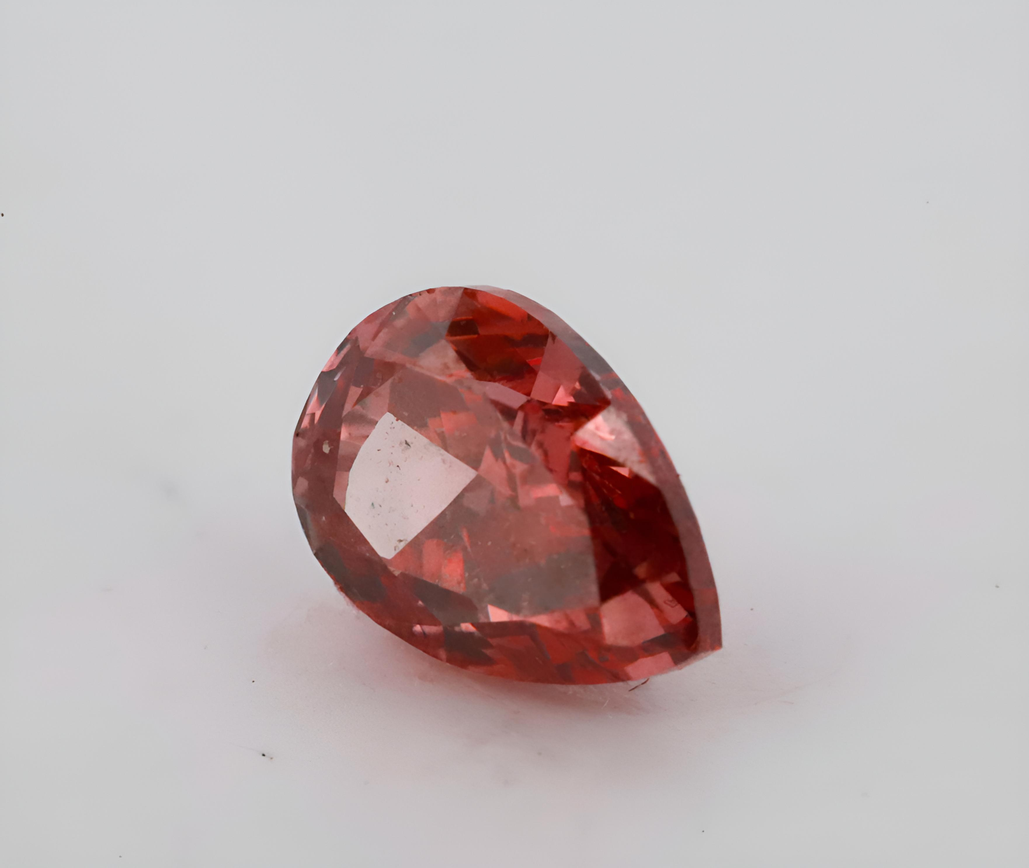 0.13 carat Carat Pear Modified Brilliant GIA Certified Diamond