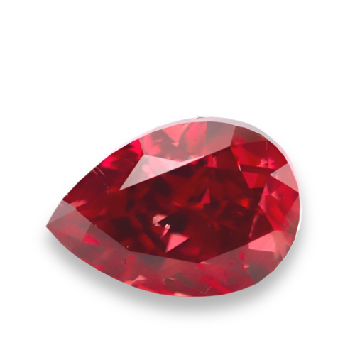 0.09 carat Carat Pear Modified Brilliant GIA Certified Diamond