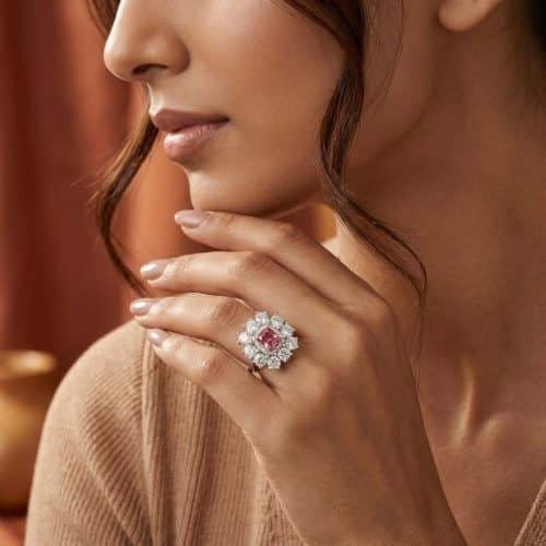 argyle vivid pink diamond ring