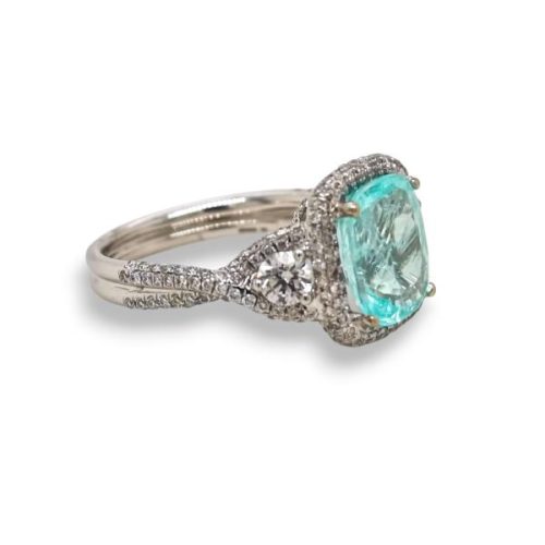 3.27 Carat CUSHION None Certified Diamond
