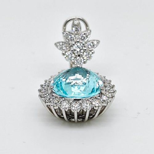 10.08 Carat Pear GIA Certified Diamond
