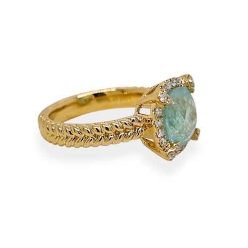 3.43 Carat Oval GIA Certified Diamond