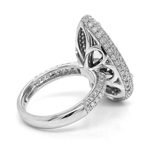 6.08 Carat Oval None Certified Diamond