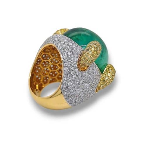 1.93 Carat Cabochon None Certified Diamond