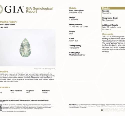 4.86 Carat Oval GIA Certified Diamond