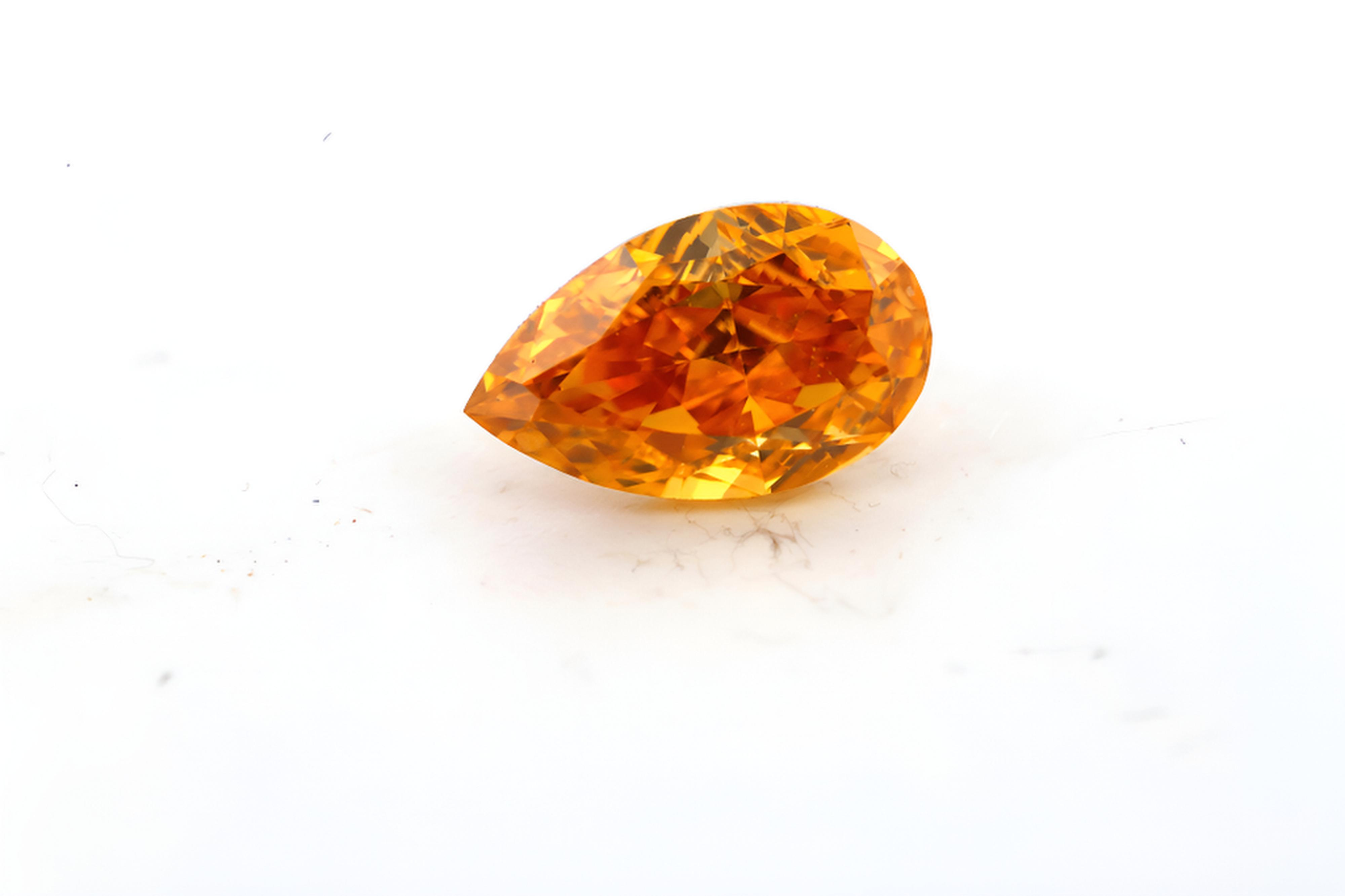 0.24 carat Carat Pear Modified Brilliant GIA Certified Diamond