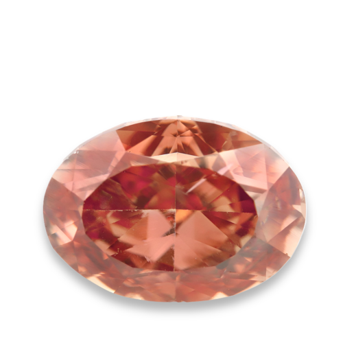 1.00 carat Carat Oval Modified Brilliant Fancy Deep Brown-Orange I1 GIA Certified Diamond
