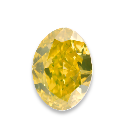 1.01 carat Carat Oval Modified Brilliant Fancy Deep Yellow SI1 GIA Certified Diamond