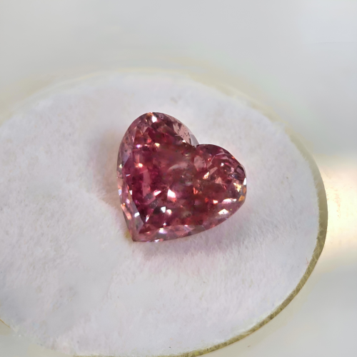 1.38 carat Carat Heart Modified Brilliant GIA Certified Diamond