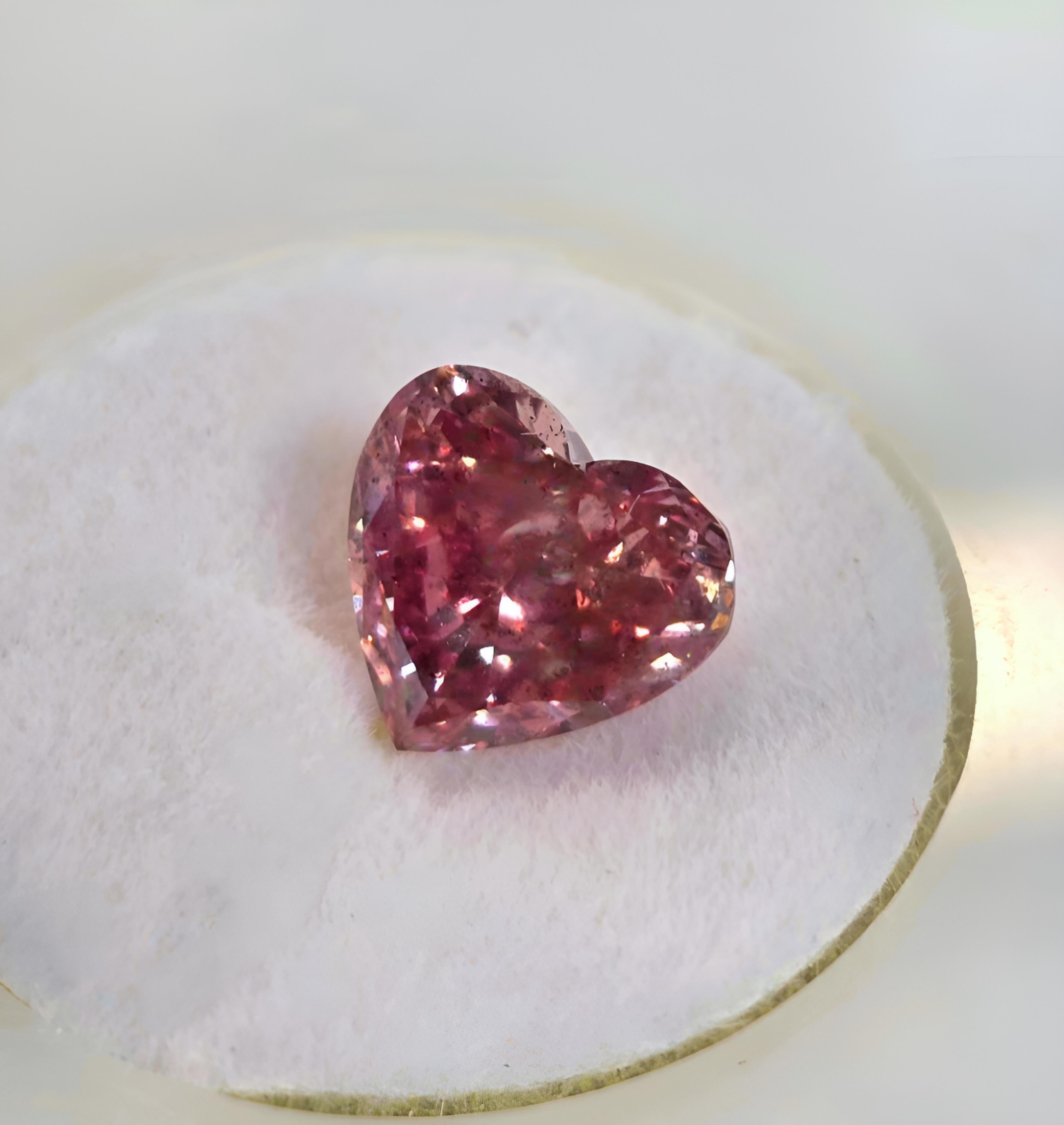 1.38 carat Carat Heart Modified Brilliant GIA Certified Diamond