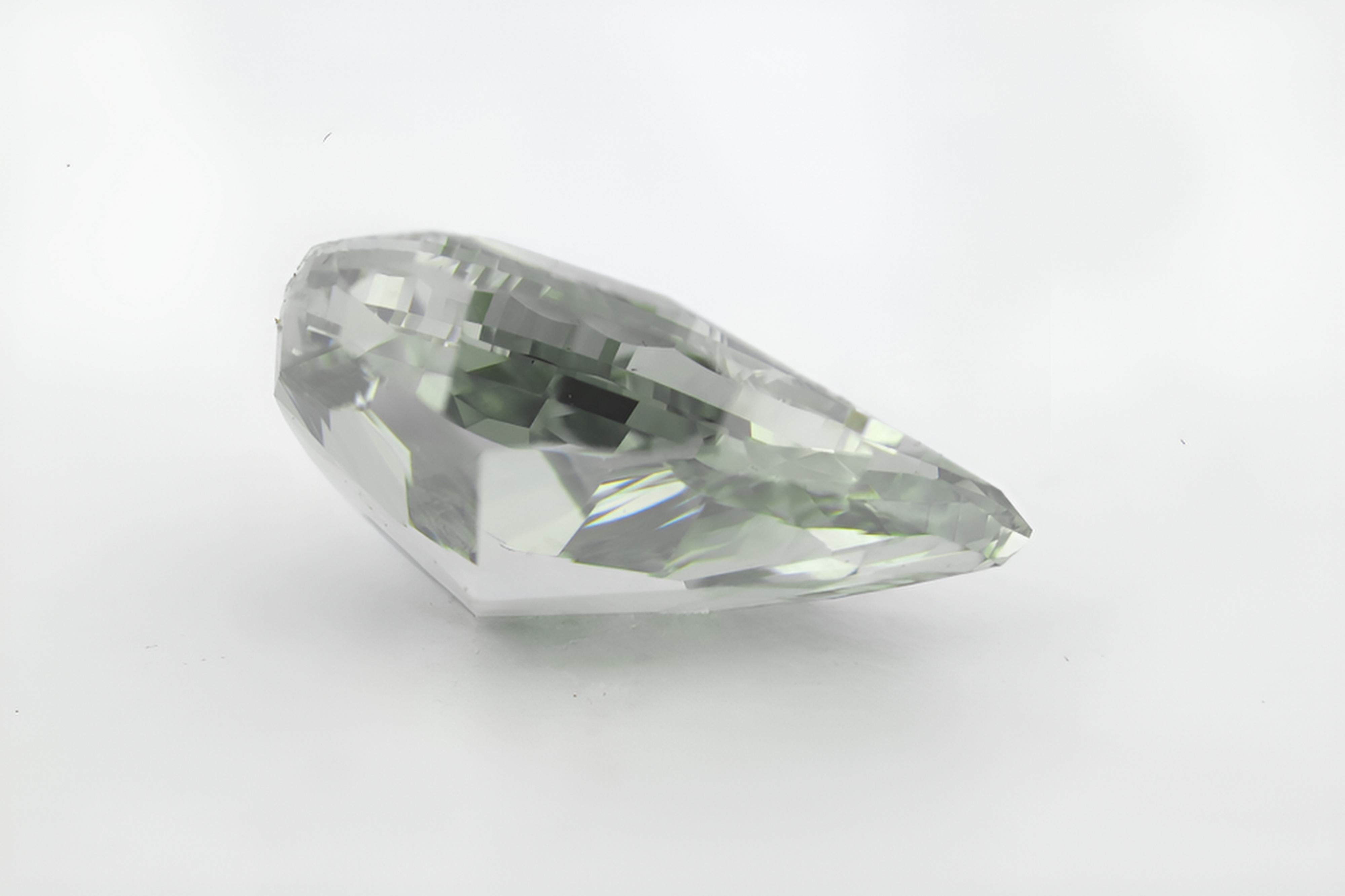 1.12 carat Carat Pear Mixed Cut Fancy Dark Green-Gray SI1 GIA Certified Diamond