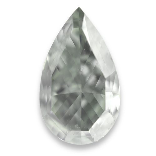 1.12 carat Carat Pear Mixed Cut Fancy Dark Green-Gray SI1 GIA Certified Diamond