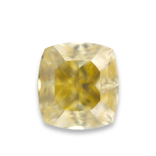 1.52 carat Carat Cushion Modified Brilliant Fancy Light Brownish Yellow VS1 GIA Certified Diamond