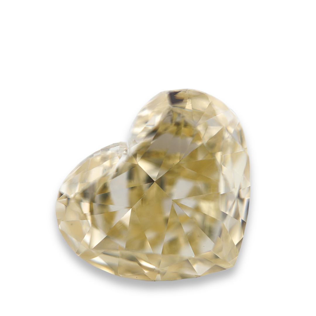 0.91 carat Carat Heart Modified Brilliant W to X Range VS2 GIA Certified Diamond