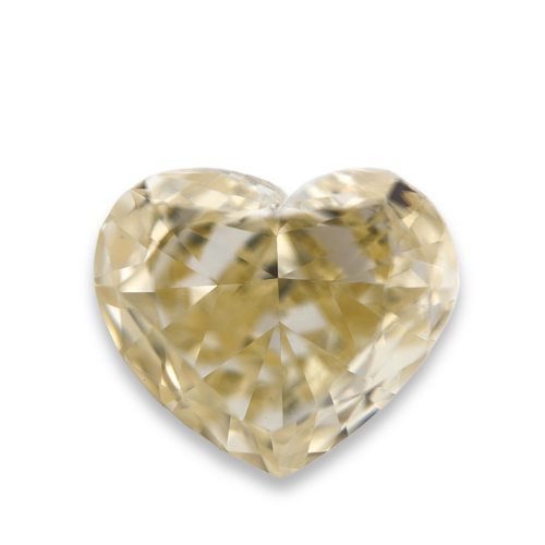 0.91 carat Carat Heart Modified Brilliant W to X Range VS2 GIA Certified Diamond