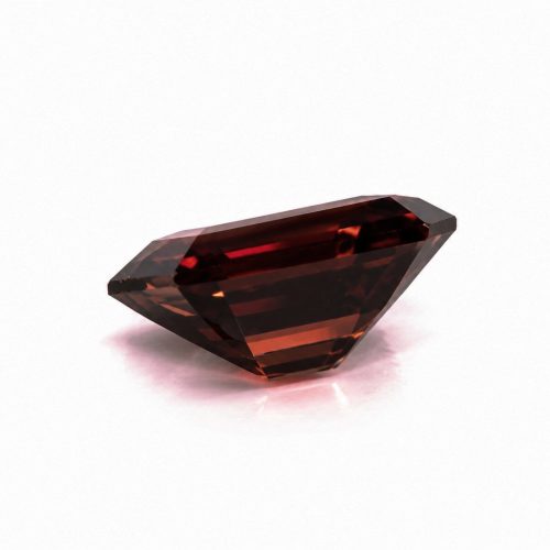 0.52 carat Carat Cut-Cornered Rectangular Step Cut Fancy Red-Brown SI1 GIA Certified Diamond