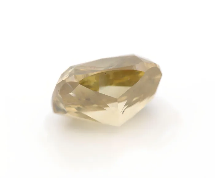 4.03ct Chameleon Diamond - Natural Loose Fancy  Brown Green Yellow Color Cushion - Image 5