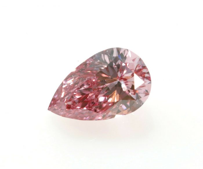 Argyle 0.18ct Natural Loose Fancy Intense Pink Color Diamond Pear 4PR Certified - Image 4