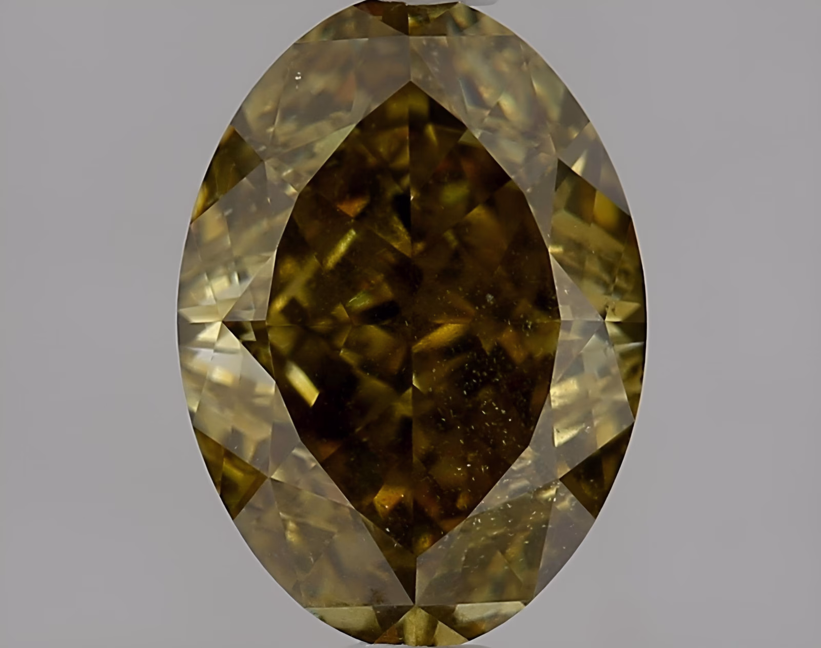 Chameleon Diamond - 1.70ct Natural Loose Fancy Green Yellow Oval GIA SI2 - Image 7