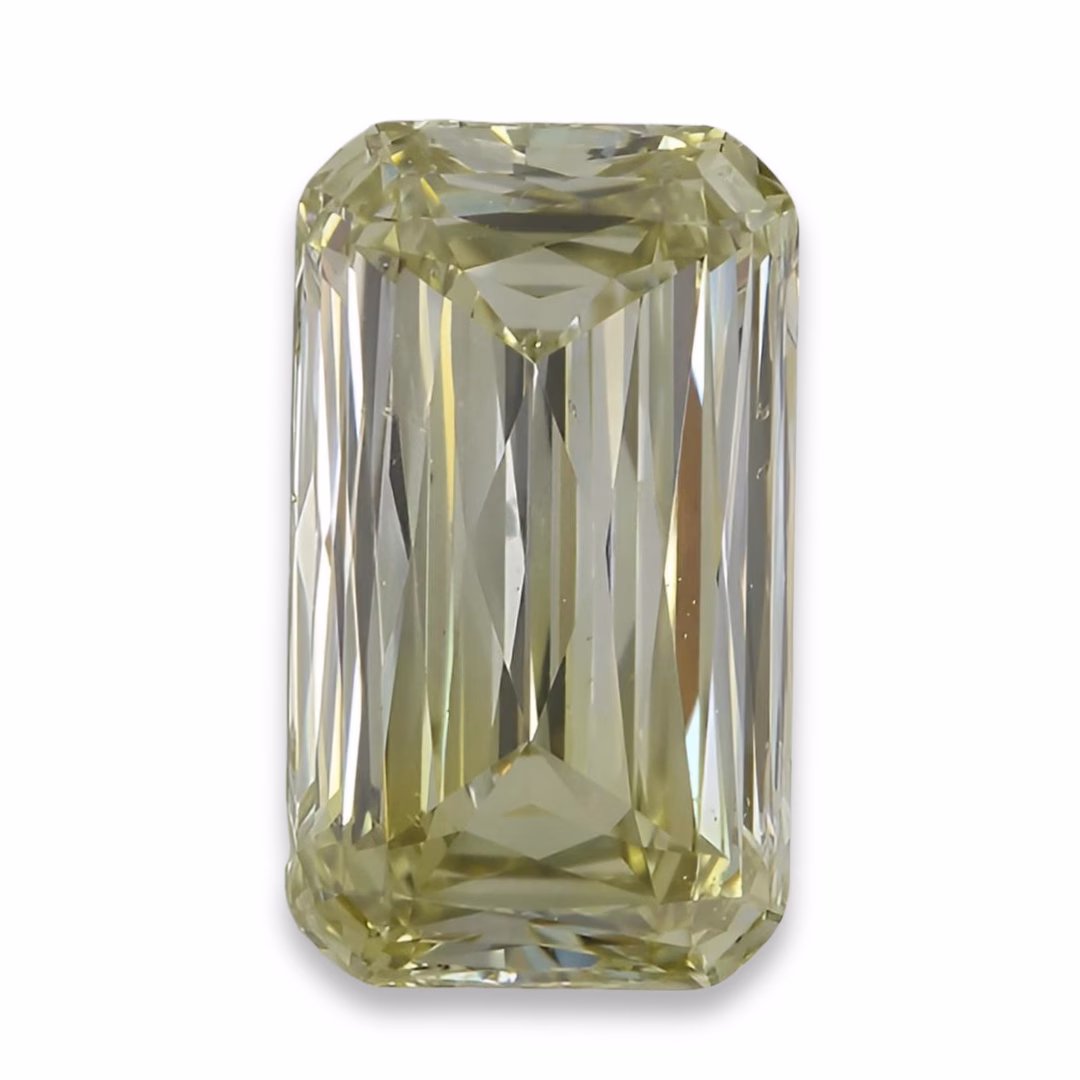 Chameleon Diamond - 3.01ct Natural Loose Fancy Yellow Green Cushion GIA SI2