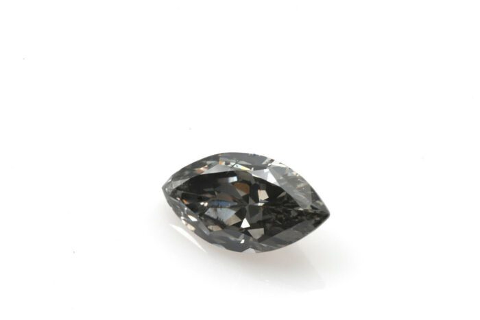 Gray Diamond 0.70ct Natural Loose Fancy Dark Gray Color Diamond GIA Marquise - Image 4