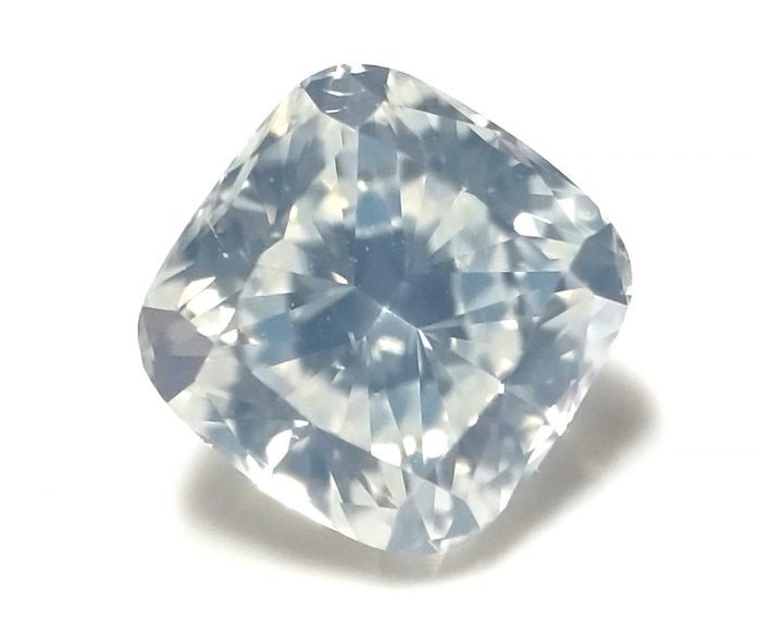 0.53ct White Diamond - Natural Loose Fancy White Color Cushion SI2 Bluish Tone - Image 4