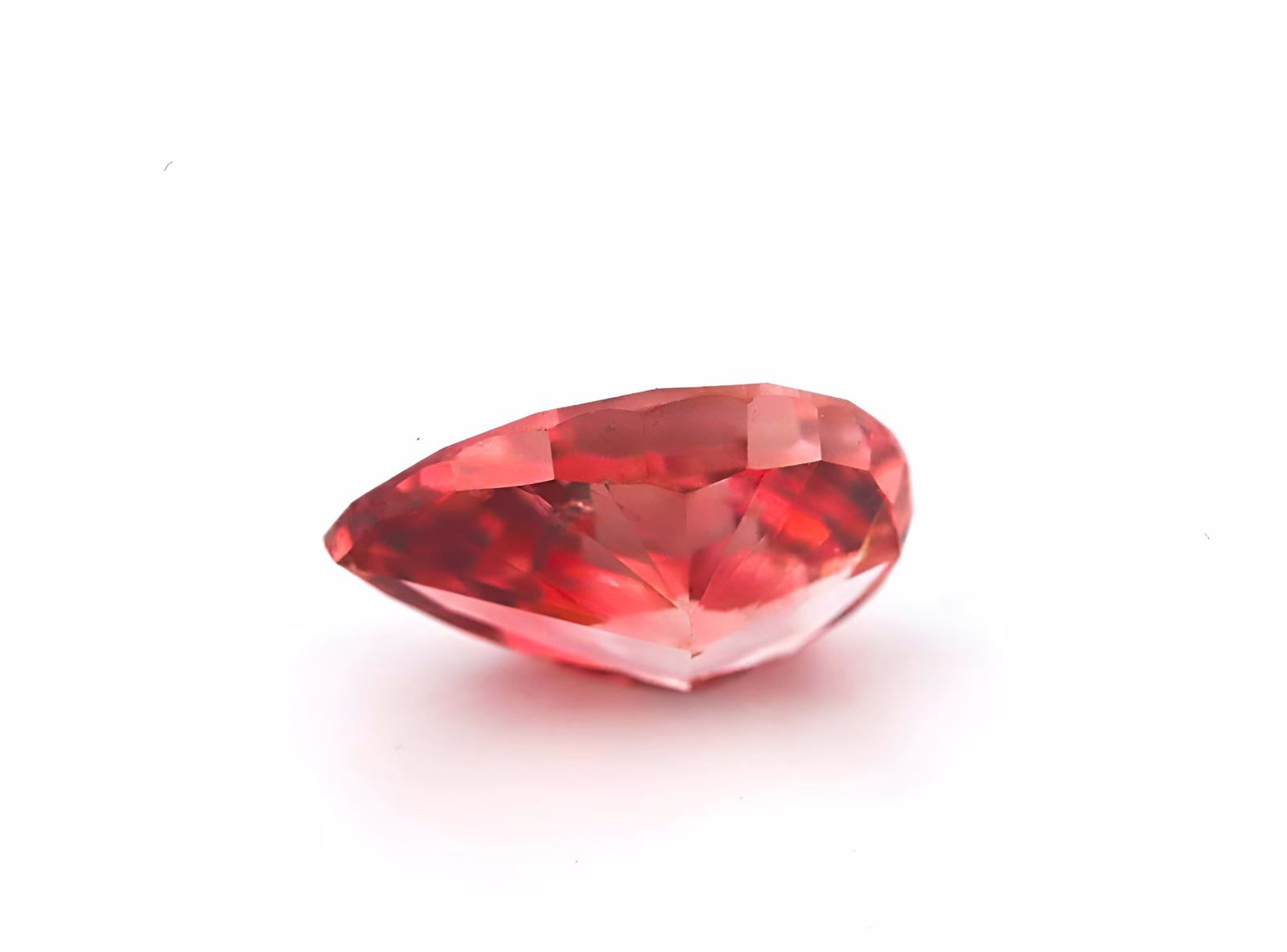 Pink Diamond - 0.32ct Natural Loose Fancy Deep Orangy Pink (Red Color) GIA Pear - Image 6