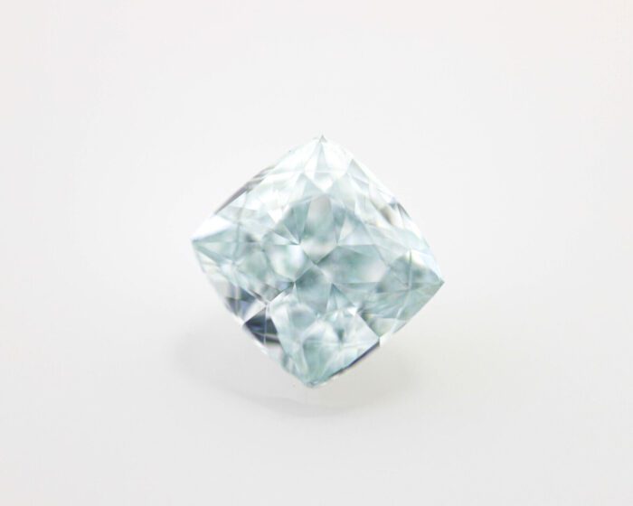 Rare Blue Diamond - 0.51ct Natural Loose Fancy Light Greenish Blue GIA VS1 - Image 6