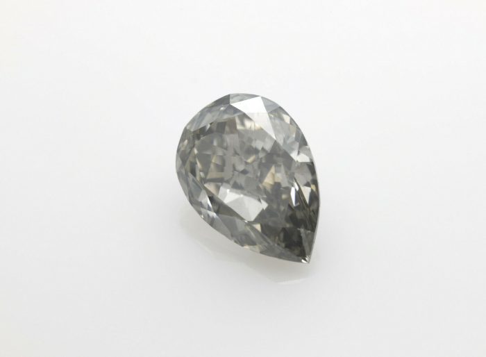 Gray Diamond - 1.00ct Natural Loose Fancy Gray Color Diamond GIA SI1 Pear - Image 4