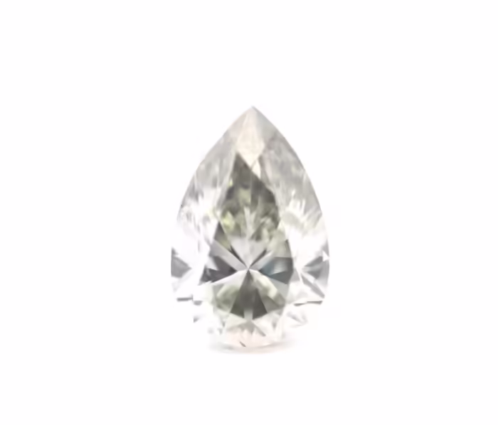 Gray Diamond - 1.50Ct Natural Loose Fancy Green Gray Color Pear shape SI2