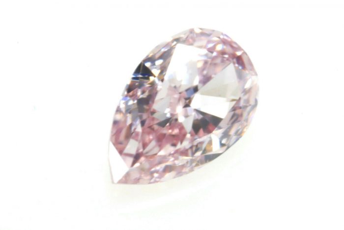 Real 0.13ct Natural Loose Fancy Pink Color Diamond GIA Pear Vs1 For Ring - Image 3