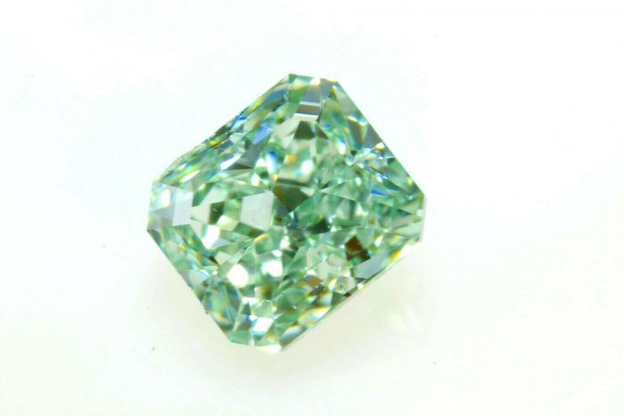 0.32ct Green Diamond - Natural Loose Fancy Intense Green Color GIA VS2 Radiant - Image 3