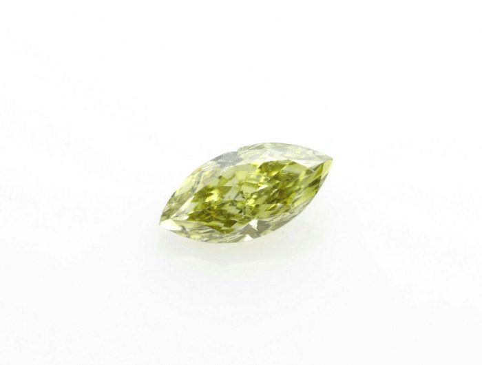 Chameleon Diamond 0.28ct Natural Loose Fancy Green Color Diamond GIA Marquise - Image 2