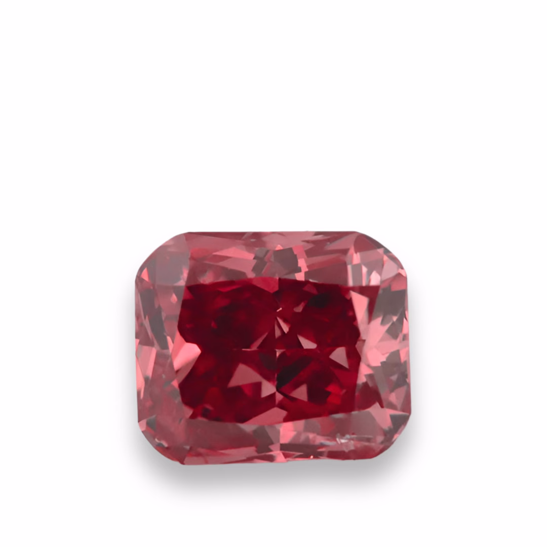 Pink Diamond - 0.20ct Natural Loose Fancy Deep Pink Diamond Red Tone GIA SI2