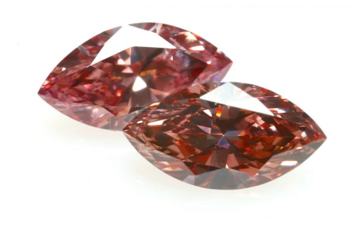 Pink Diamond - Matching Pair Of 0.22ct ARGYLE PC3 Natural Loose Fancy Deep Pink - Image 2